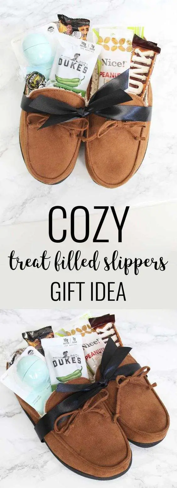 Treat-Filled Slippers