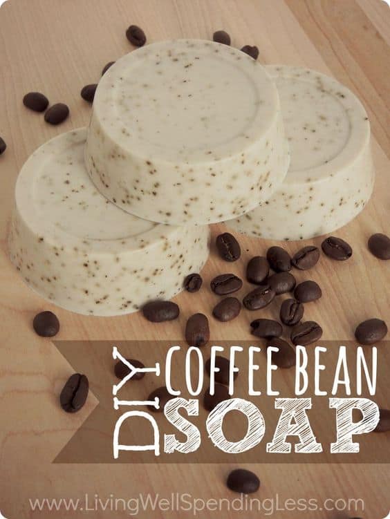 DIY coffee soap