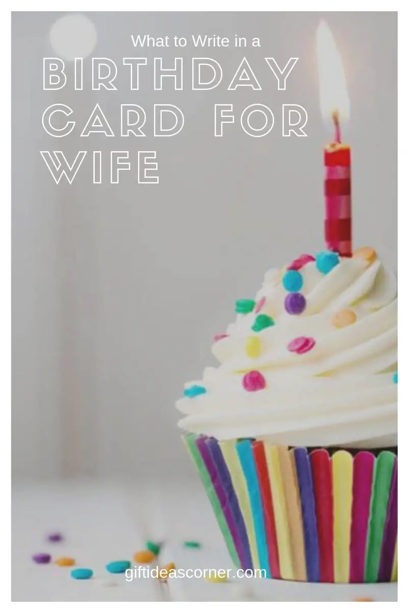 What to Write in A Birthday Card for Wife