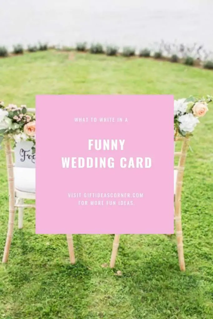 What to Write in a Funny Wedding Card
