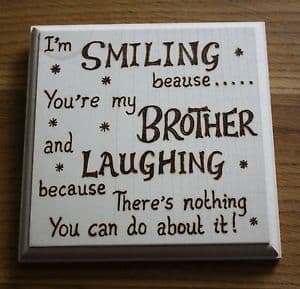 A funny personalized message card