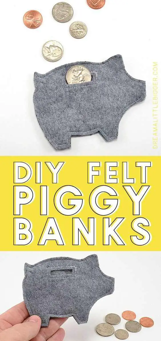 Felt Piggy Banks