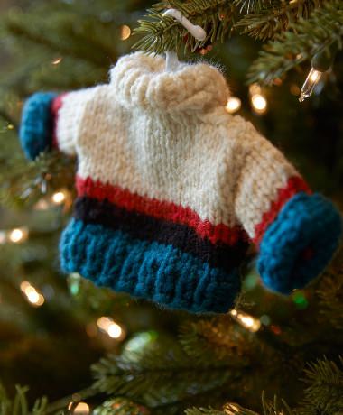 Knitted Christmas Sweater Ornament