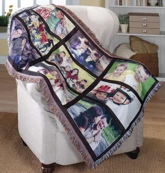 Personalized picture blanket