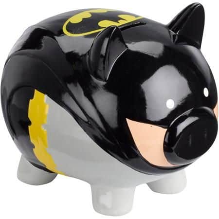 Traditional Piggy Bank, Batman