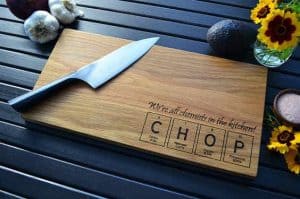  Engraved Periodic Table Cutting Board