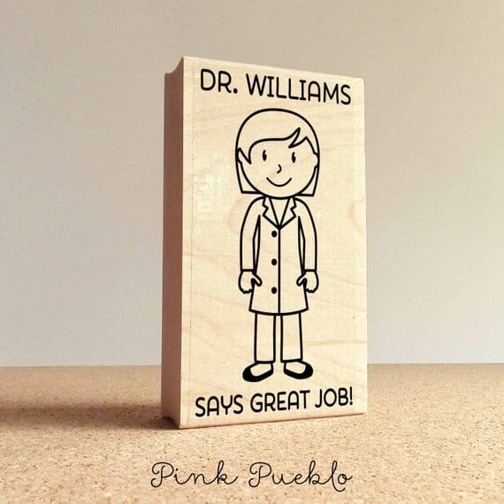 Personalized Stamp Gift for professor