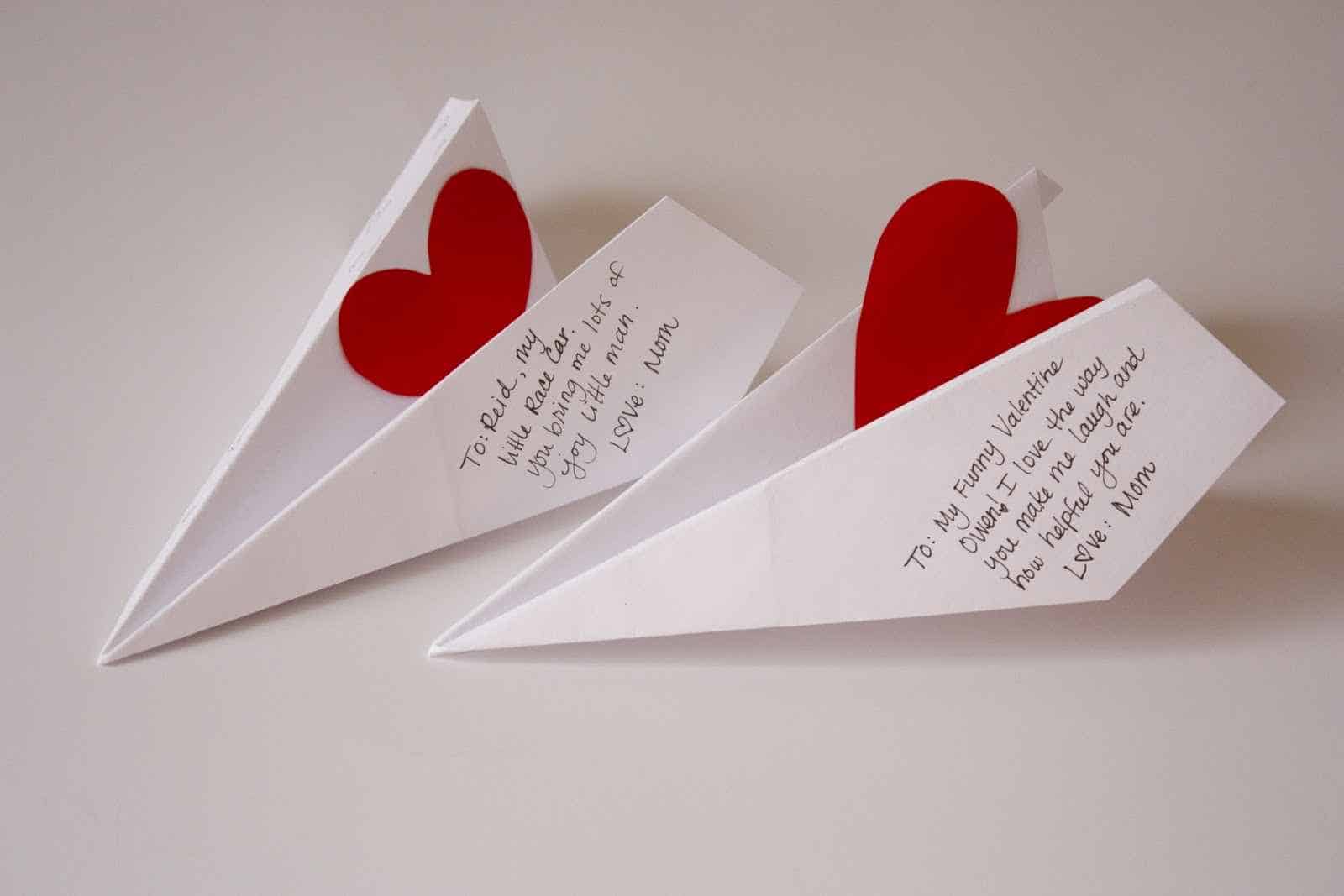 DIY Paper Airplane Card