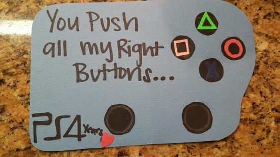 Game Lover Valentines Day Card
