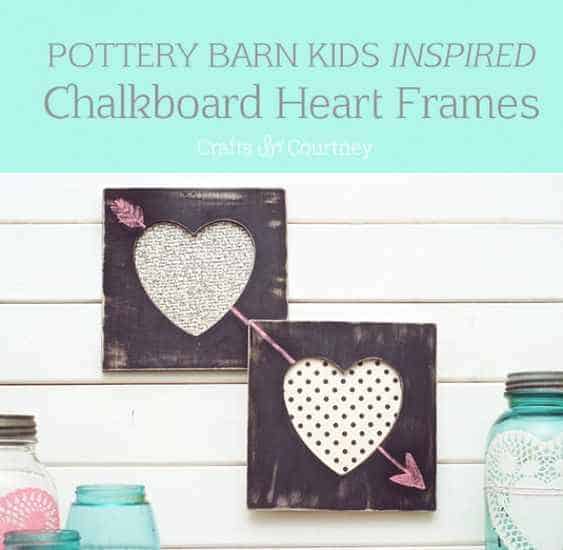 Chalkboard Heart Frames