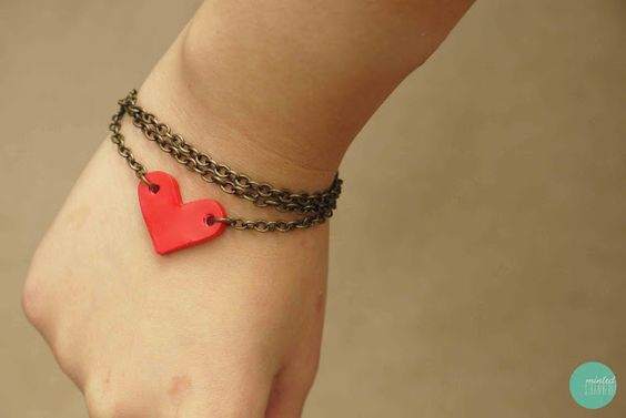 DIY Heart Bracelet