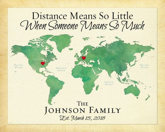 Long Distance Map