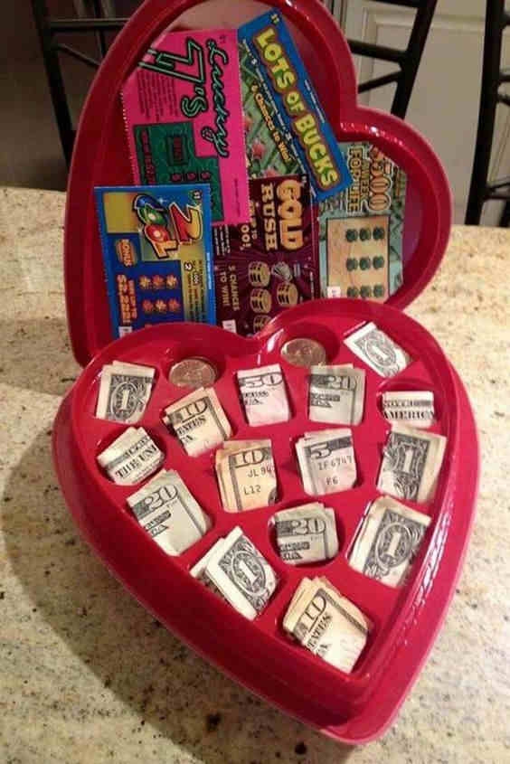 lottery heart box