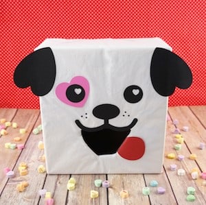 Puppy dog valentine gifts box