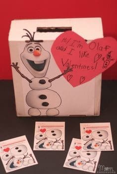 Frozen Olaf valentine gifts box