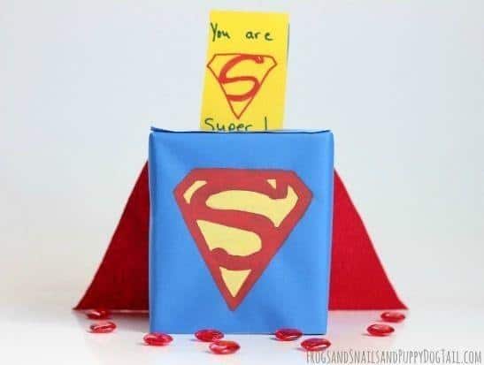 Superman valentine gifts box