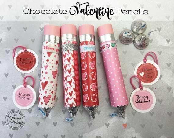 Valentine’s Day Chocolate Pencil