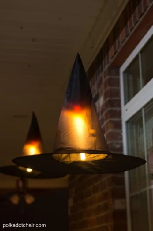 Floating Witch Hat Lights