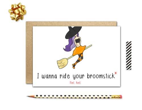 Funny Halloween Card for Him