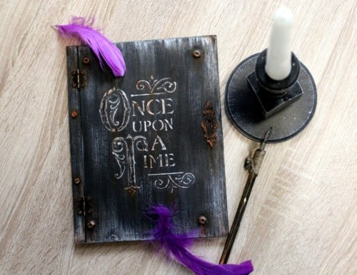 Gothic Wooden Notebook Cover