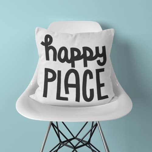 Happy Place Pillow