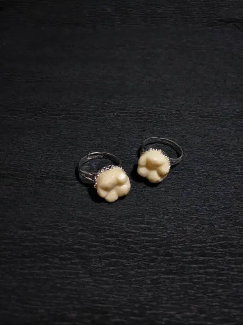 Human Teeth Jewelry Rings