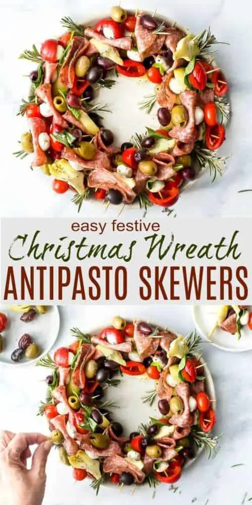 Christmas Antipasto Skewers