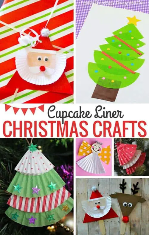 Festive Crafts with Cupcake Liners