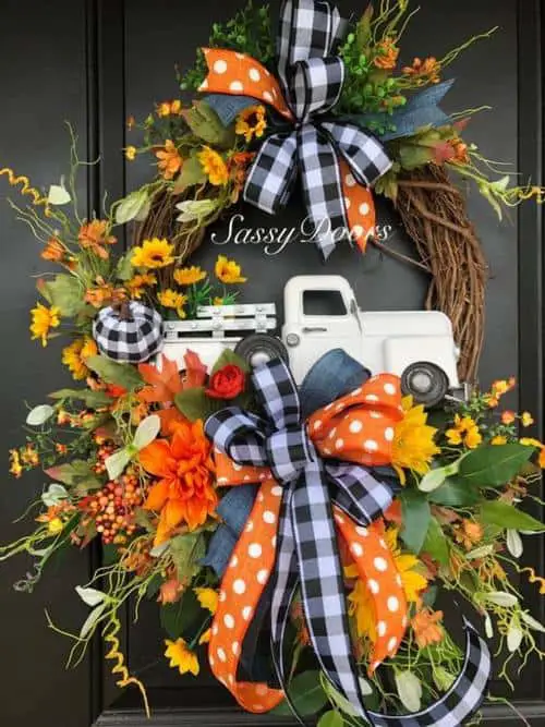 Fall Truck Wreath 2