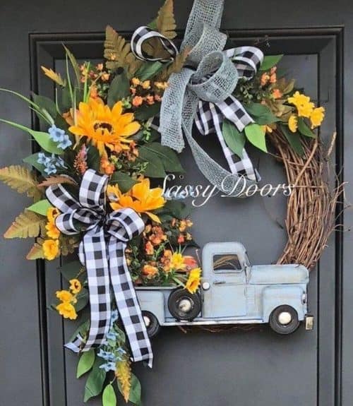 Fall Truck Wreath 3