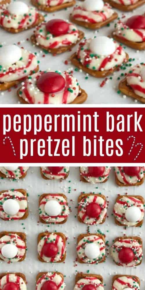 Peppermint Pretzel Bites