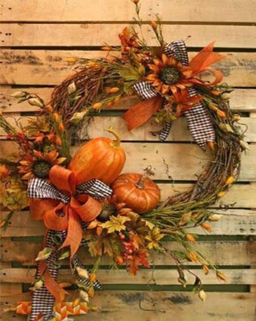 Pumpkin Wreath 3