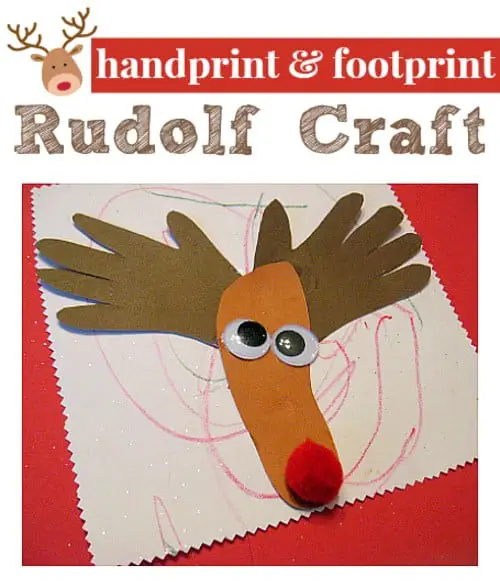 Rudolf Christmas Craft for Kids