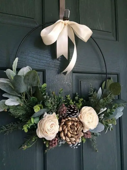 Simple Evergreen Natural Wreath