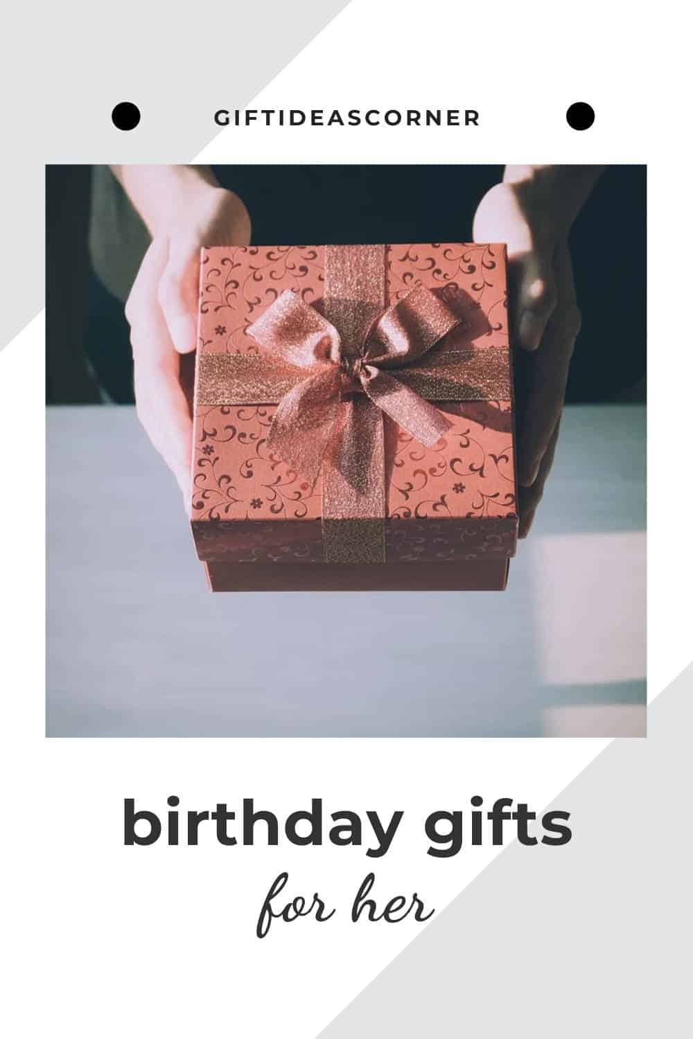 2. A lovely birthday gift for her is extremely important since (almost) everyone considers their birthday the most special occasion. The chance of her feeling moved and appreciated is super high if you bring her something other than cakes, champagnes, and flowers.