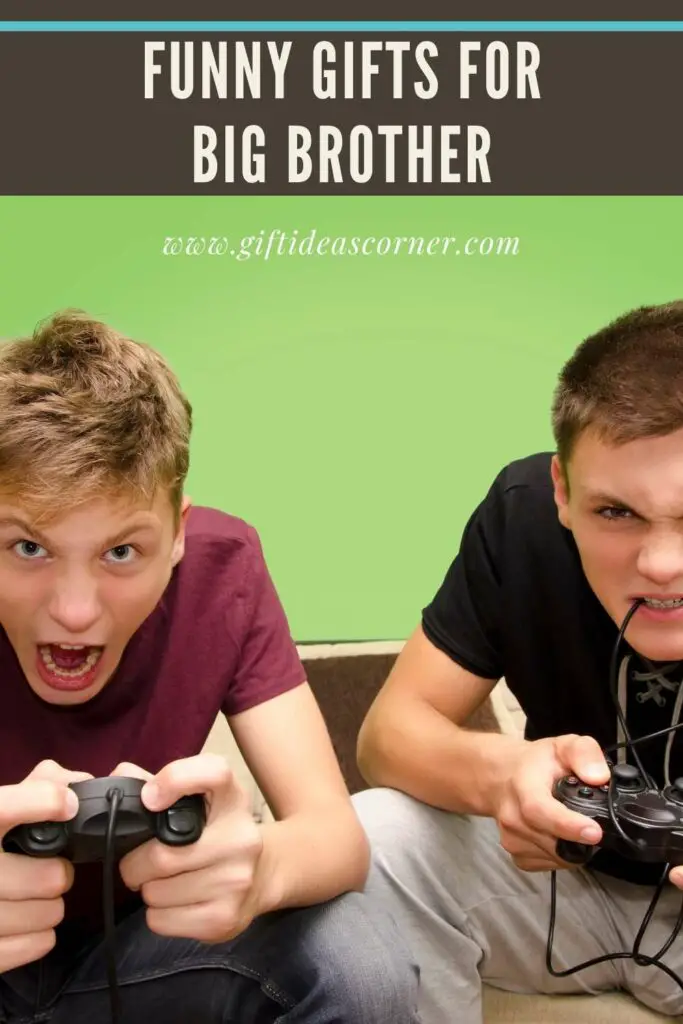 He's not your little brother anymore. These are the perfect funny gifts for him! From a novelty gift set that will make him laugh to something he can wear on his head, these items will be sure to get a chuckle out of big bro'. What better way to say "I love you" than with some laughs? #funny gifts for big brother
