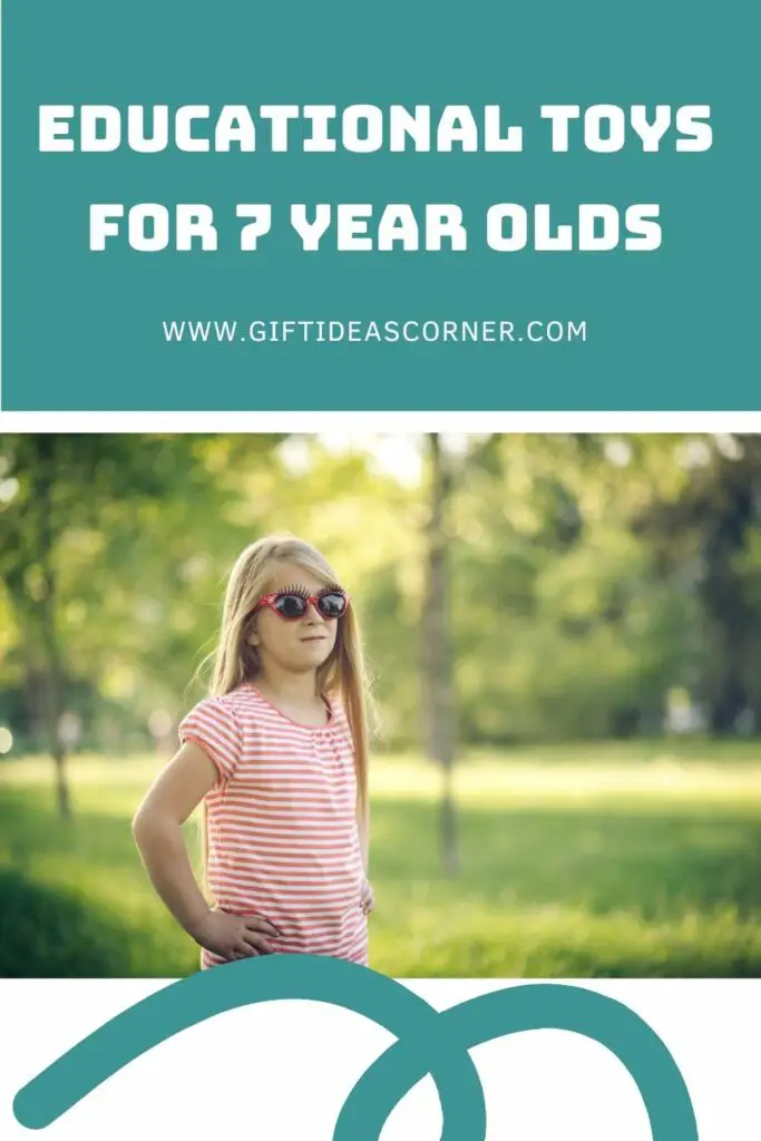 If you're looking for good gifts, look no further. Here's a list of some great toys that will keep your seven-year old girl happy! These are all educational and fun toy ideas to choose from. There is something here for every type of play style too so it won't be hard to find the perfect gift idea. #educational toys for 7 year olds
