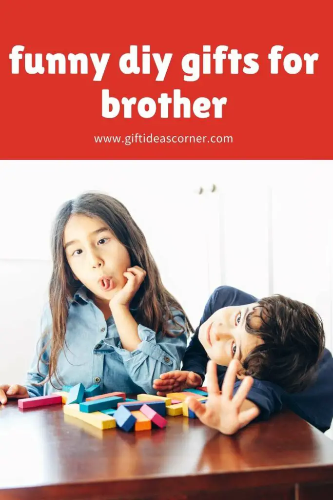Big brothers are awesome. They protect you from your mom and dad's wrath, they're the best playmate, and sometimes even a co-conspirator in shenanigans. Here are 10 inexpensive gifts that will make any big brother happy - or at least less likely to give you the side eye when you pull out some of those tricks on them! #funny diy gifts for brother
