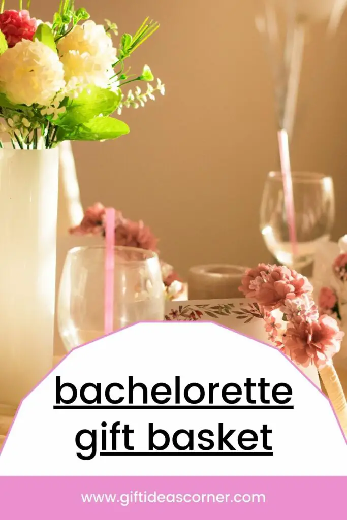 Here are some last minute bachelorette gift ideas for the bride-to-be. The best part about these gifts is that they're all under $25 or less! Let's get started with a basket of goodies to be enjoyed by everyone at her party, including you...here are fun items that will make any woman happy this Valentine's Day and beyond. #bachelorette gift basket
