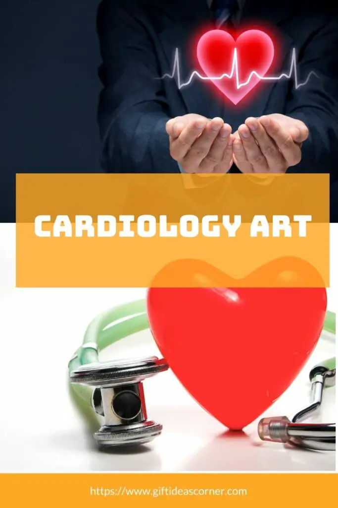 This is a gift for the cardiologist in your life. This art piece might be too much to handle, but it sure will make them laugh! #cardiology art
