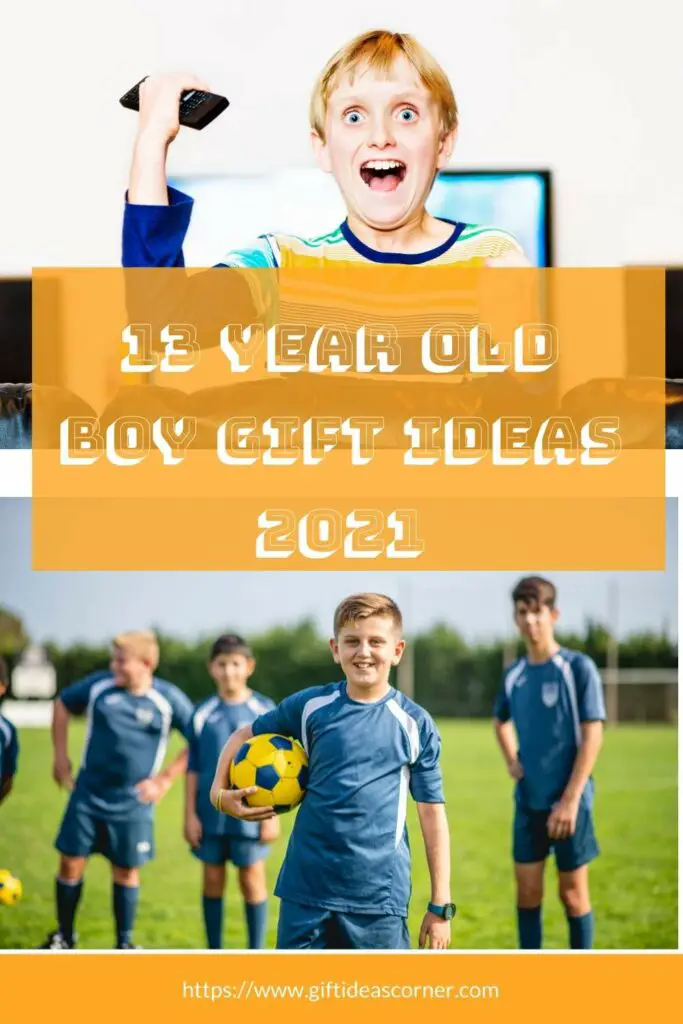 13 is a big birthday, and it's time to start thinking about gifts. These are the best gift ideas for an 13-year-old boy that will make him feel like he's getting all grown up!  #13 year old boy gift ideas 2021
