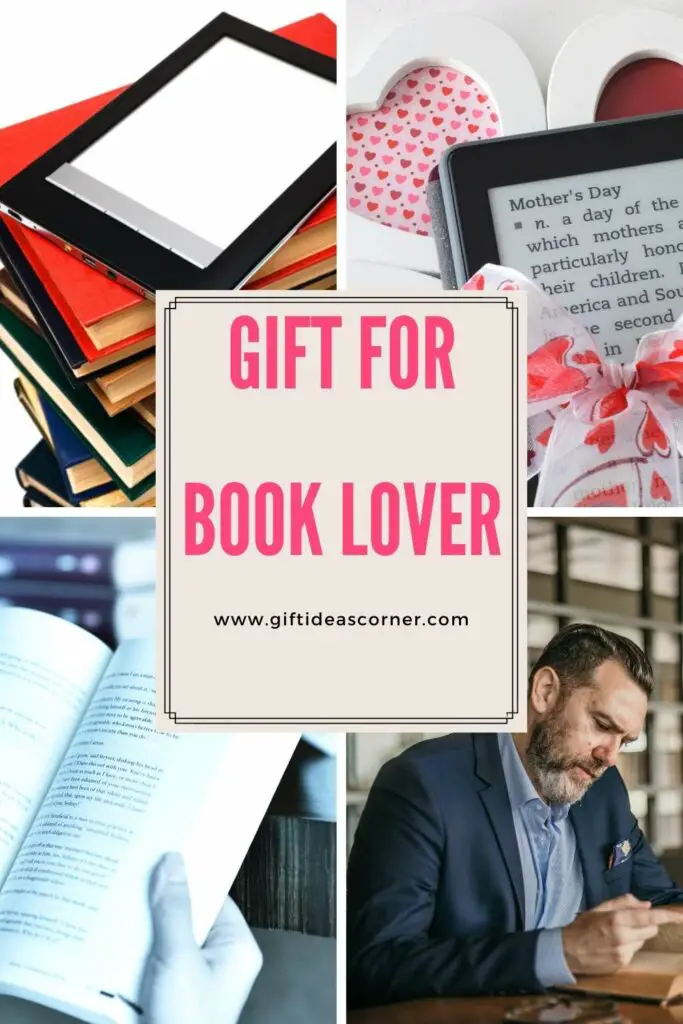 Don't know what to get your favorite book lover? Here's a list of gifts that will make them happy. You can find these items in any bookstore, at the library or online. These are all great ideas for kids and adults alike! #Gift for book lover
