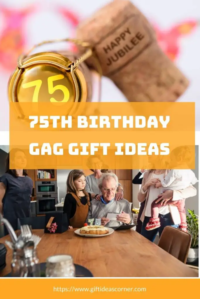 Grandmas love to be spoiled. Here are gag gifts that'll make her birthday extra special. From a personalized mug, to funny socks and t-shirts, these ideas will put the "gag" in grandparenting! She won't know what she wants more of - laughing or crying because you were so thoughtful this year. Happy birthday grandma! #75th birthday gag gift ideas
