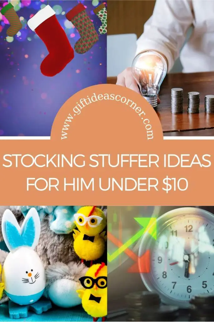 If you're looking for stocking stuffer ideas for your man, look no further. Here are some great gifts that cost less than 10 dollars!  #stocking stuffer ideas for him under $10
