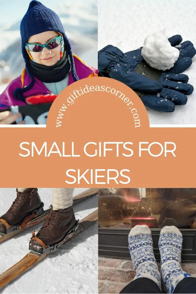 If you're looking for a gift idea that's guaranteed to make your ski-loving friend or family member happy, then this list is perfect. From toe warmers and headbands to aprons and food recipes, these gifts are sure to please the skier in your life! #small gifts for skiers
