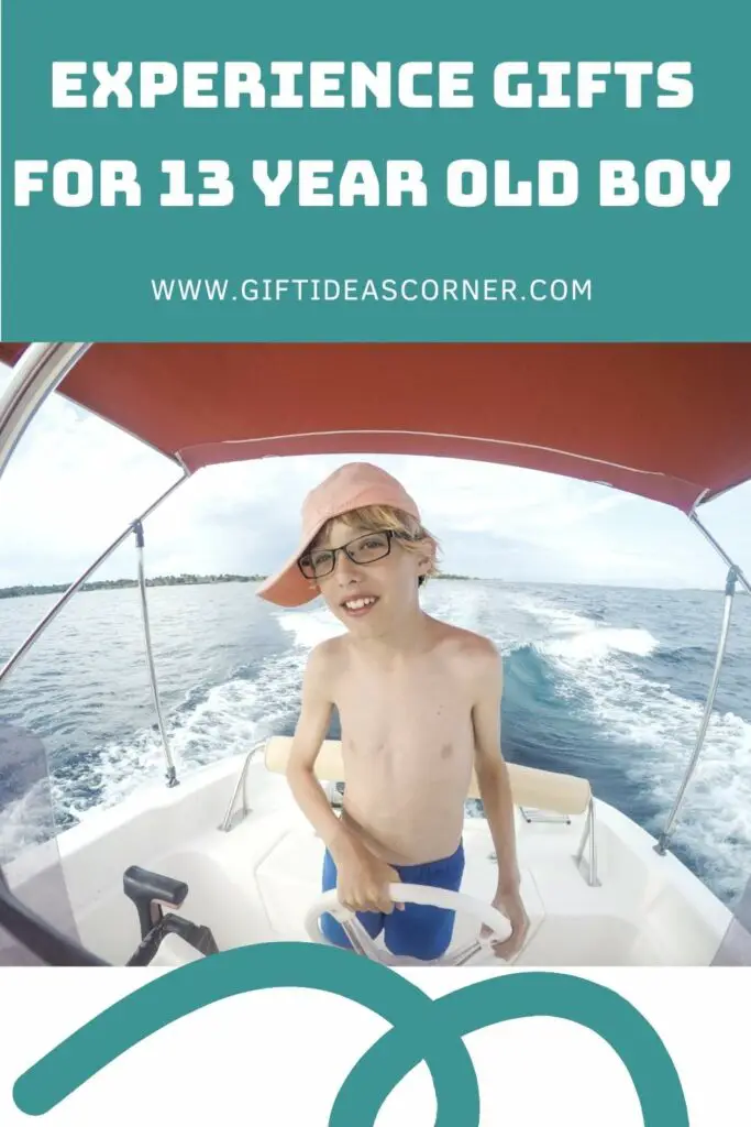 The best way to find the perfect gift is by thinking about what they are interested in. Here's a list of gifts that we think would be just right!  #experience gifts for 13 year old boy
