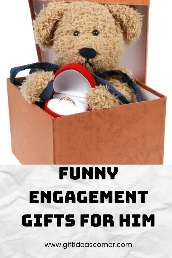 If your man has a sense of humor, this is the perfect engagement present! Engage him in conversation with these hilarious questions. What's his favorite sport? Favorite food? Best movie he ever saw? Have you ever met anyone famous before? You'll have to come up with something more creative than "What are you thinking about?" though. #funny engagement gifts for him
