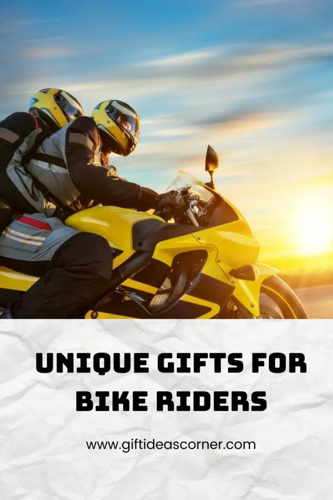 Motorcycles are a major part of the rider's lifestyle. They're not just transportation, they're freedom and adventure rolled into one. We've put together 10 gifts that motorcycle riders will love this holiday season! These ideas run from funny to practical so there is something here for everyone on your list. Find out how you can make someone's Christmas extra merry with these awesome gift ideas today! #unique gifts for bike riders
