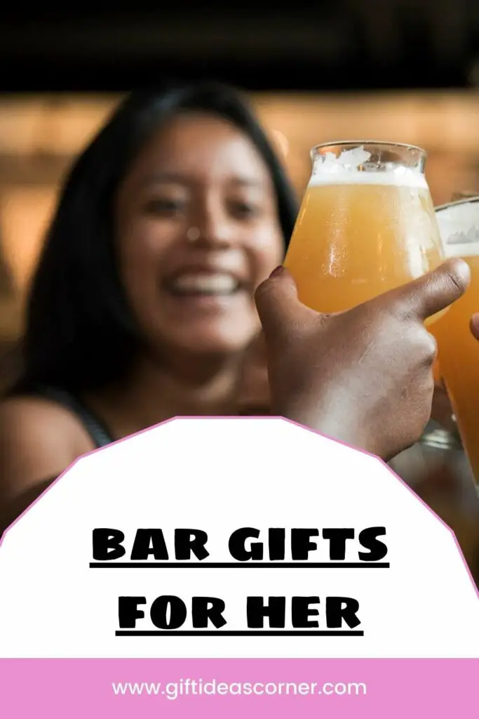 "We have a selection of personalized and funny gifts that will make your friends or family more than happy to open them up on Christmas morning! From whiskey stones to beer growlers we've got something for everyone. 
We also offer personalization so if you know someone has an affinity for their favorite liquor then why not get it engraved?  #bar gifts for her"
