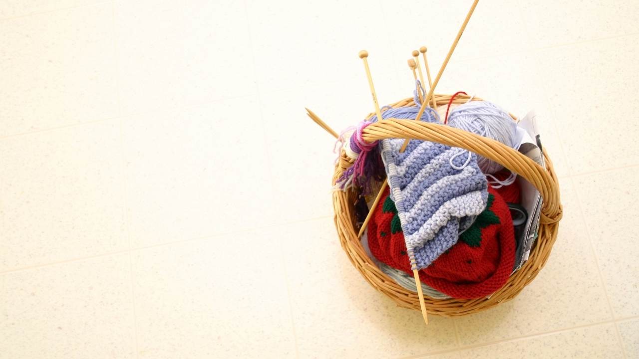knitting gift basket